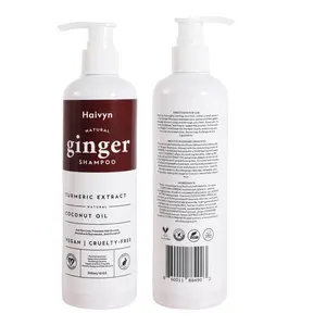 HAIVYN NATURAL GINGER SHAMPOO - REVITALIZING SCALP NOURISHMENT WITH TURMERIC, COCONUT OIL, AND CITRUS EXTRACTS, 300ML / 10 OZ Conditioner Haircare