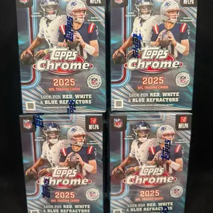 BREAK #177 - 4 BOX BREAK - (4) 2025 Topps Chrome Football Blasters