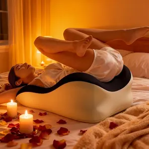 Couple Intimacy Pillow, Ergonomic Lumbar Support, Multi-Position Adjustable, All-Season Use, Hand Washable, Durable and Skin-Friendly