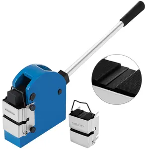 Father's Day Gift VEVOR 2-in-1 Shrinker & Stretcher Set 2 Steel Jaws Sheet Metal Bender Manual Machine
