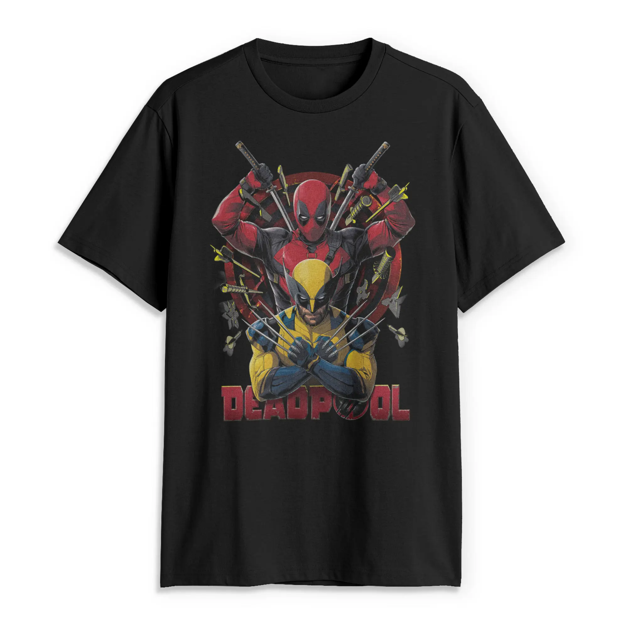 Men's Marvel: Deadpool & Wolverine Classic Poses T-Shirt