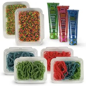 Nerds Cluster Candy Making Kit, 1 Tub (8oz) Candy Laces + 1 lb Nerds or Baby Nerds + Sour Ooze Choose Flavor