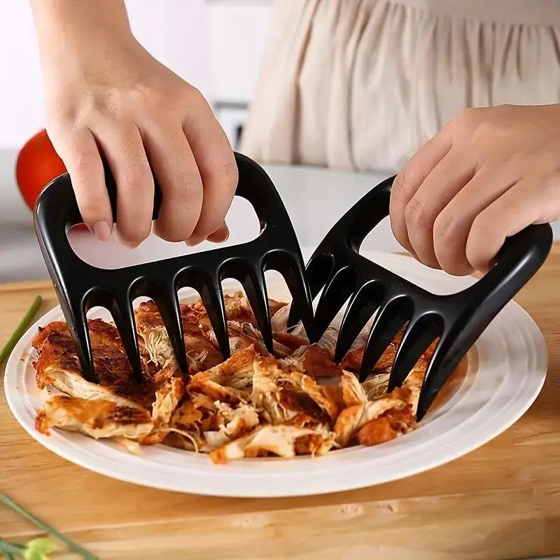 Kitchen Accessories Bear Claw Design Meat Shredder, 1 Count/2 Counts Handheld Meat Shredder, Cooking Supplies, Kitchen Gadget Creative Barbecue Utensi