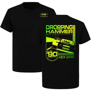Dropping The Hammer T-Shirt, City Chevrolet Racing Graphic Tee, Neon Motorsport Shirt for NASCAR & Racing Fans