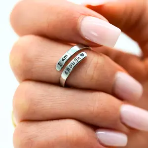 I Am Enough Ring Gift for Friends Family