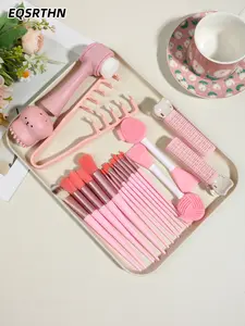20-piece Pink Hair Comb Set-Holiday Rejuvenation Styling Set, Multifunctional Combing Massage, Suitable for Home and Travel, Hair Tools for Men and Women