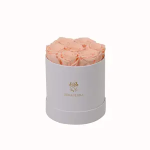 Champagne circle preserved rose box
