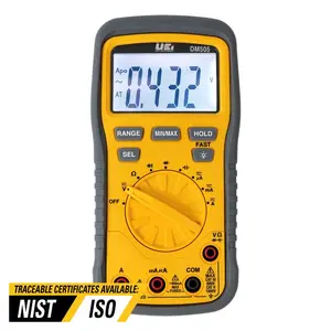 UEi DM505 Digital Multimeter 1000V with NIST & ISO Traceable Certificates for Accurate Measurements