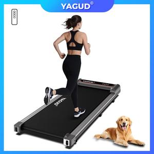 YAGUD Noise Reducing Walking Pad, Treadmill with Dual Shock Absorption, Remote Control, Ideal for Small Spaces