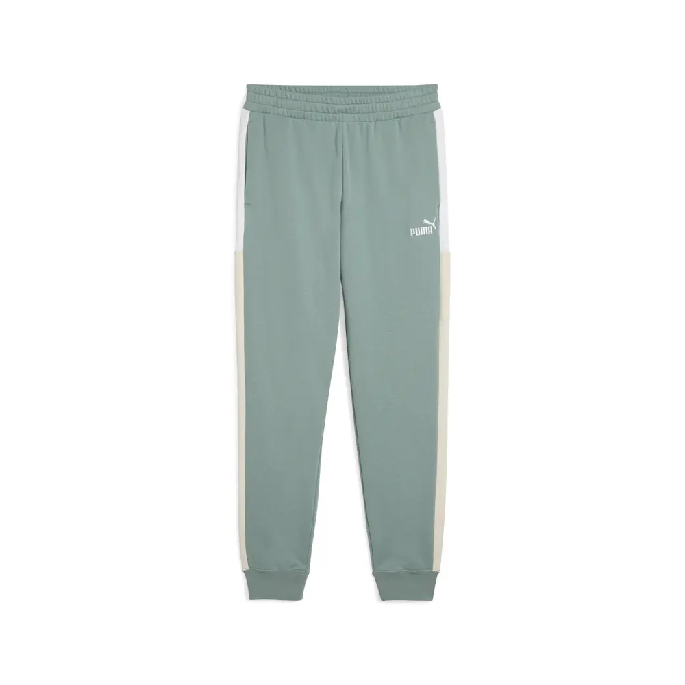 PUMA Mens Essentials Block Sweatpants Casual - Green