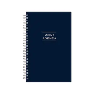 Blue Sky BLS141138 5.5 x 8.5 in. Daily Planner, Navy Blue