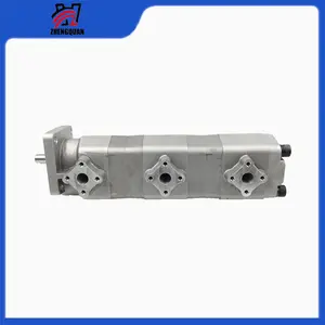 zhengquan HGP-222A-F6/6/6R HGP-222A-F8/8/8R Three-stage gear pump high-pressure hydraulic oil pump manufacturer – in stock