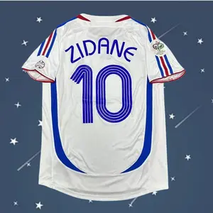 2006 World Cup France Zidane No.10 Short Sleeve Soccer Jersey