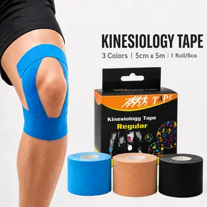 Uncut Kinesiology Tape for Adults, Waterproof Athletic Muscle Tape, Breathable Latex-Free Sports Tape for Knee Pain Relief, Ankle Support & Workouts, Elbow Wrap