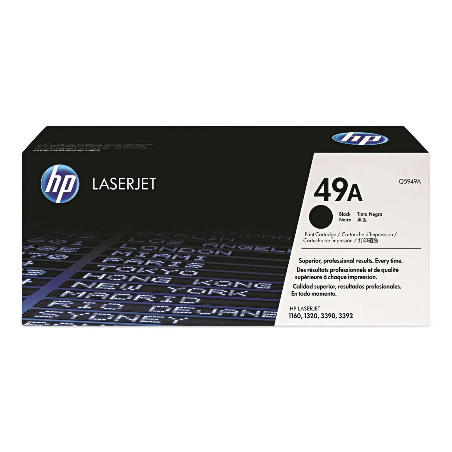 HP 49A Black Original LaserJet Toner Cartridge - 2500 Pages, Q5949A