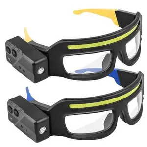 New Multifunctional Glasses Light TYPE-C Charging Warning Headlight Compact Portable Sensor Headlight