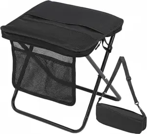 Portable Ultra-Light Travel Stool Camping Stool - Handbag-Style With a Pocket for Foldable Storage, Suitable for Picnics, Camping, Hiking and Fishing.