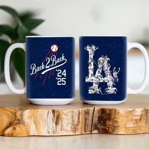 BNB [Baseball Gift] LA Champs Mug 11oz/15oz - 2025 LA Champions Cup, Perfect Christmas Gift for LA Fans, Friends and Family, Coworker Gift, Coffee Mug, Drinkware