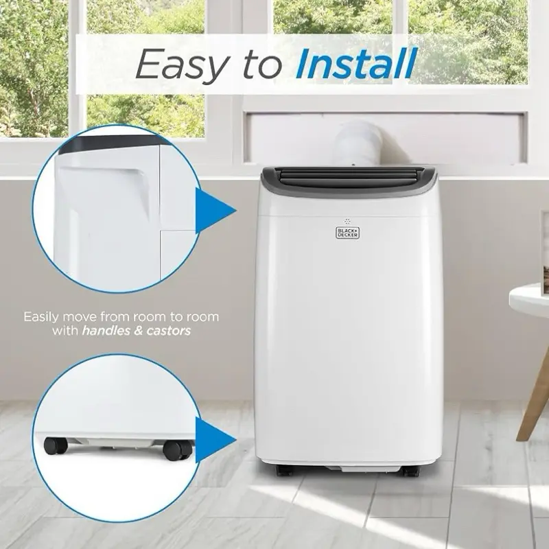 Air Conditioner Portable 10,000 BTU with Built-in Dehumidifier - Portable