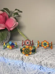 Huichol Handcrafted Pulceras Huichol Bracelets - Unique Cultural Artistry, Handmade Jewelry for Everyday Wear & Meaningful Gifts