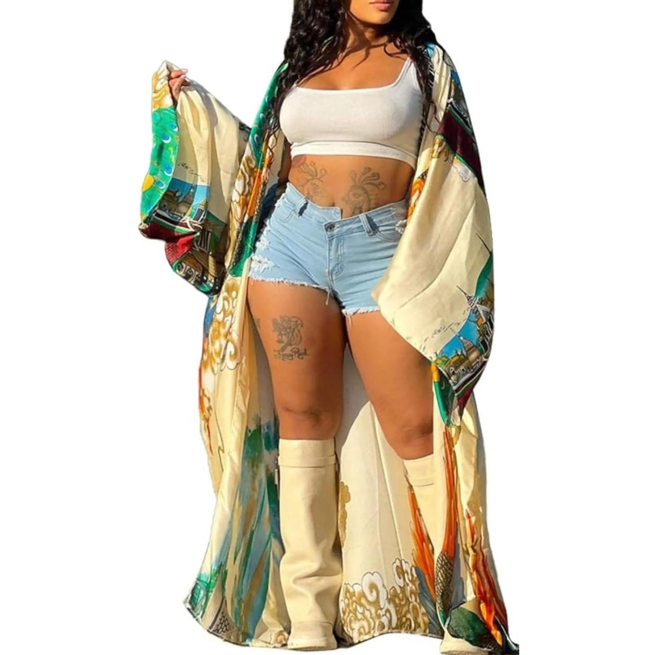 Peacock Paradise Kimono