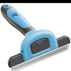 Bonve Comb Brush Pet Hair Remover Combs for Short to Medium-Length Hair Dogs and Cats Supplies Grooming and Care Deshedding Tool