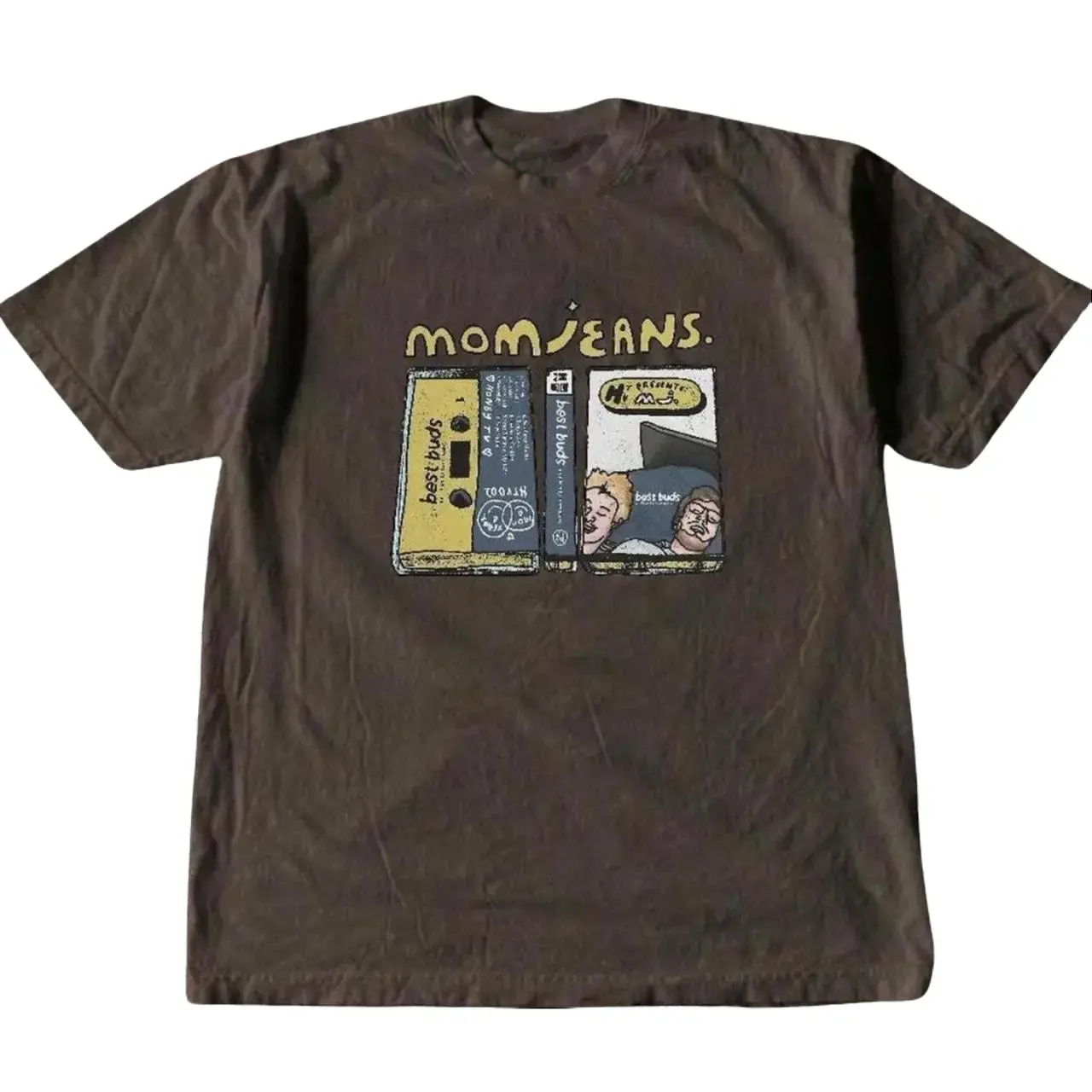 Mom Jeans Graphic Tee with Cassette Tape Unisex T-Shirt Streetwear