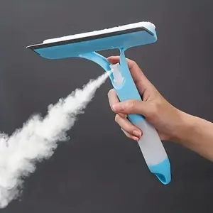 3-in-1 Shower Scraper Cleaner with Watering Can - Versatile Glass Floor & Window Cleaning Tool - Durable Silicone & Plastic Design - Comfortable Grip - Essential Home Cleaning Tool