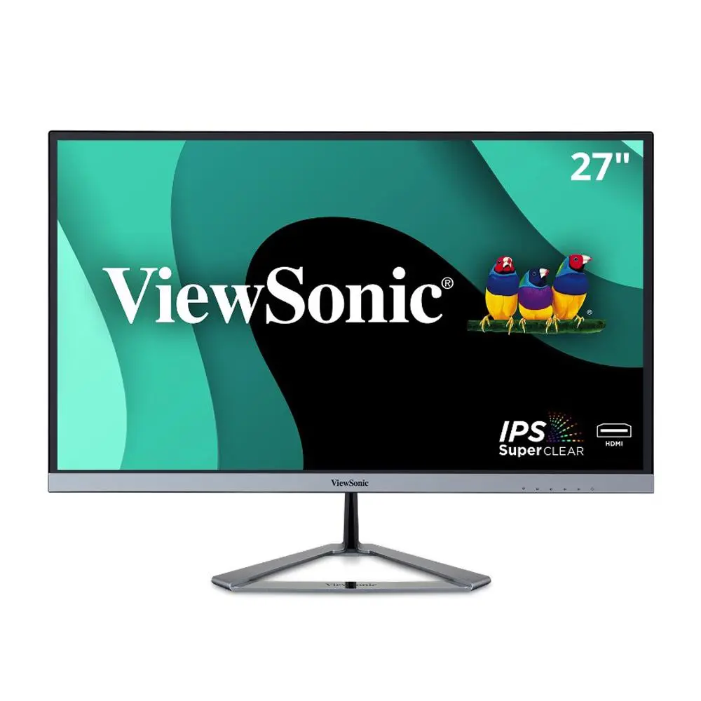 ViewSonic 27" 1080p Thin-Bezel IPS Monitor with FreeSync, HDMI, DisplayPort, and VGA