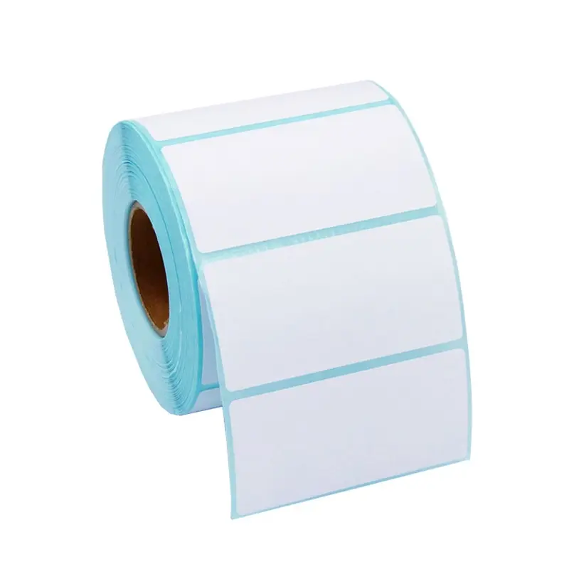 FixtureDisplays® Thermal Label 2.4x 1" White Label 2000 Sheets/Roll Barcode Label Product Label 15010-3PK-NF