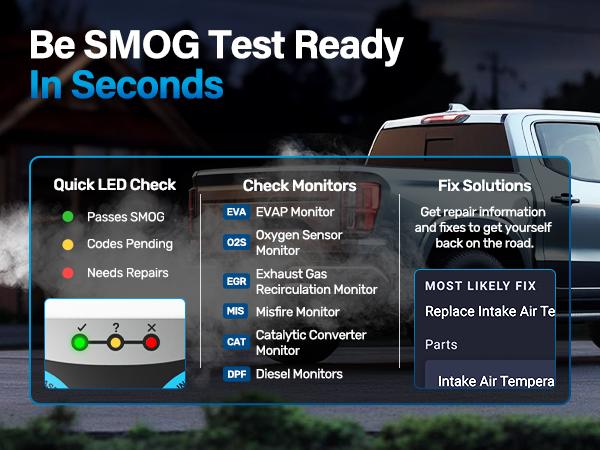 BLCKTEC 440 OBD2 Scanner - Car Code Reader & Scan Tool - Car Scanner - Helps Fix Check Engine Light Issues & More Multifunctional