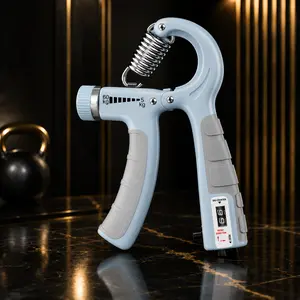 Adjustable Hand Gripper with Counter - Forearm Muscle Trainer, Grip Training Aids for Hand, Wrist, Finger Strength, Fitness & Sport Training Equipment for Men and Women