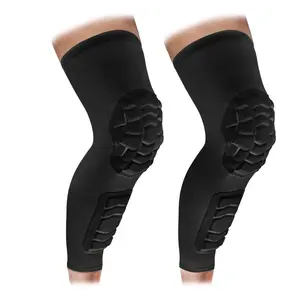 Wrestling  Pads Compression  Sleeve with  Pad and  Pad, 1 Pair  Sleeve for Football, Basketball, Volleyball(Black_XS_2 Pcs)