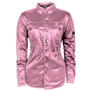 Ultra Protective Shirt for Women - Light Pink Solid with Pads