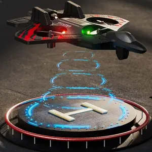 EPP Foam Remote Control Foam Fighter RC Drones Gravity Sensing Four Motor Helicopter Toy Durable with Light RC Hobby Jet Plane