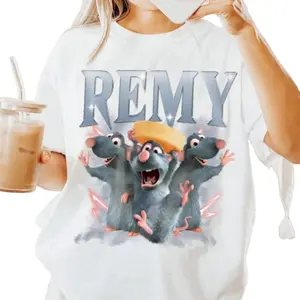 Remy Ratatouille Retro Comfort Color T-Shirt, Trending Unisex Cotton Graphic Tee, WDW Vacation Trip Gift 2025 DS99L