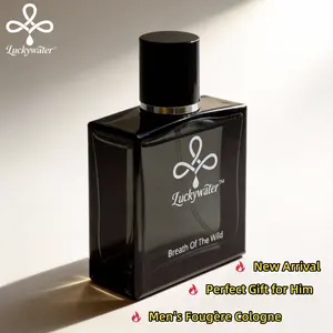 Luckywater Breath of the Wild – Men’s modern Fragrance with Bergamot & Lavender | Ideal for Daily Wear & long-lasting | 50ml |  klub man | wood amber note fragrance eau deparfum | vanilla elegant Body Mist | cologne | alcohol-based perfume gift