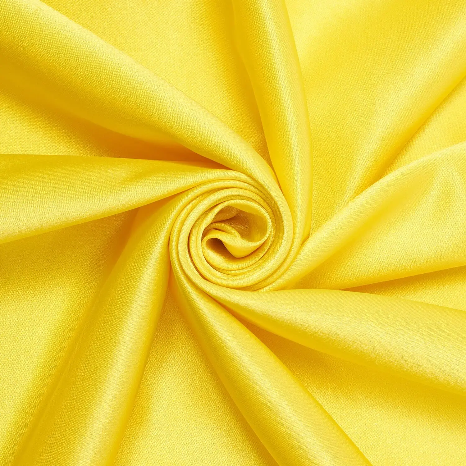 Neeson Neon Yellow—Crepe Back Satin Material—Ideal for Apparel—Sold by the Yard