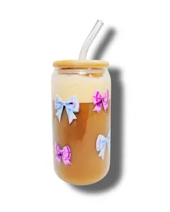 Bows Glass Cup 16oz