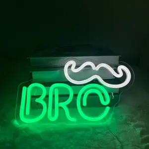 Mustache Shaped Neon Sign, USB Powered Neon Light, Creative Decorative Neon Sign, Wall Decor for Home, Bedroom, Living Room, Party, Birthday Gift, Led Neon Lights, Neon Lamps