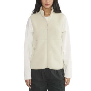 Talakeno Sherpa Fleece Vest for Women Trendy Warm Sleeveless Vests Jacket Lightweight Zip Coats with Pockets Fall Outerwear