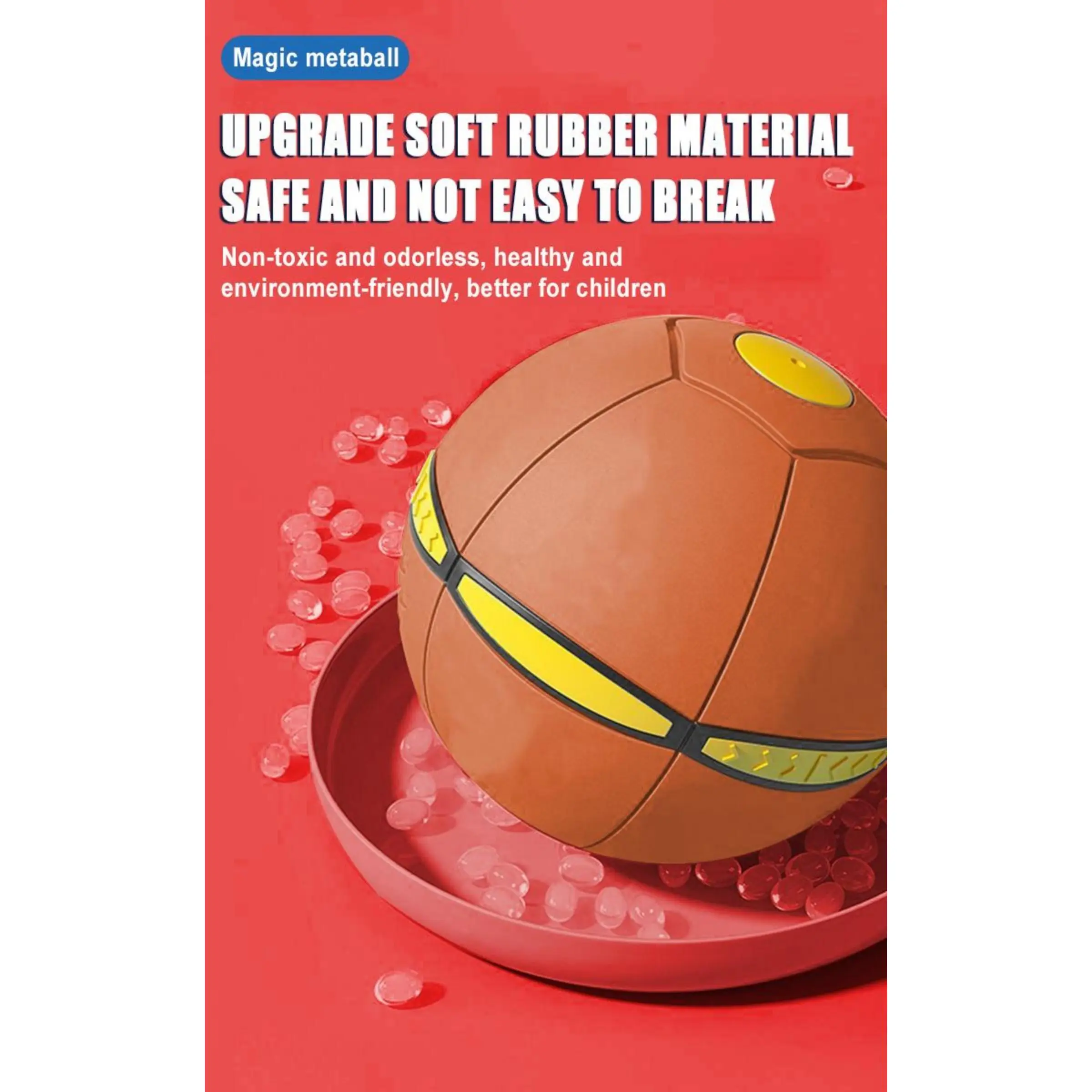 Colorful Magic Metaball - Interactive Sports & Outdoor Leisure Toy, Magic Flying Saucer, Christmas Gift WB
