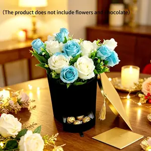 Bachelor Hat Shape Gift Box, Holds Flowers or Candy, Perfect for Graduation Party, Ideal Graduation Souvenir, 1 Count