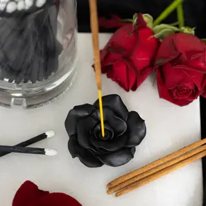 Black Rose Incense Burner