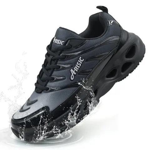 Unisex Universal Kitchen Work Shoes - Oil-Resist Sole, Waterproof, Fabric Upper, All-Seasons Comfortable Daily Wear Chef Footwear for Food Service Restaurants