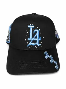 Black, Sky Blue Fashion Accessory Cap