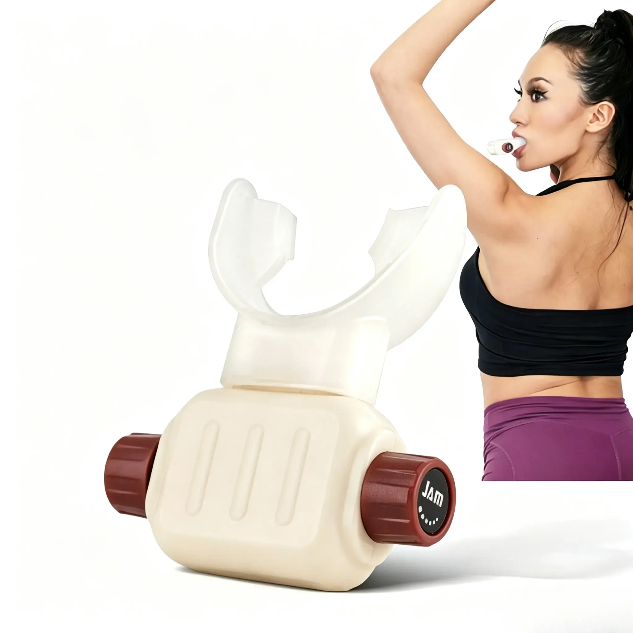Portable Diaphragmatic Breathing Exerciser, Lung Capacity Training Silicone Respiratory Trainer, Gen1/2/3 Versions Ivory Green Purple Multiple Colors & Separate Silicone Mouthpiece Sleeve Available, Compact Household Lung Workout Fitness Equipment For Dai