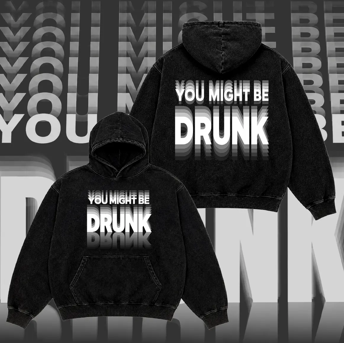 you might be drunk hoodie, funny drinking hoodie, alcohol humor hoodie, party quote hoodie, mens vintage washed hoodie