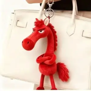 2026 Year of the Horse Mascot High-Cool Horse Bag Charm, Bag Pendant, Plush Toy Gift, Perfect for Bags and Gifts, Adorable and Unique Design