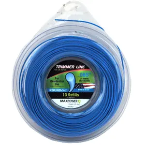 Maxpower 333265 300 ft. Residential Grade Round Trimmer Line, Blue